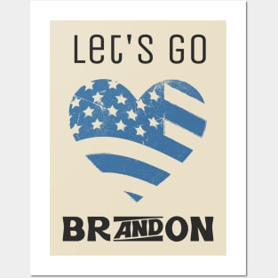 Let's go Brandon Posters and Art